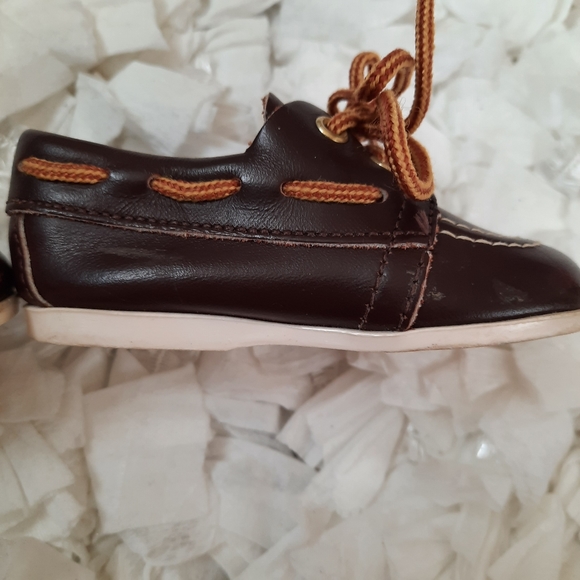 Step and Stride Brown Boat Shoes Baby Loafers Infant Size 2 - Picture 5 of 11
